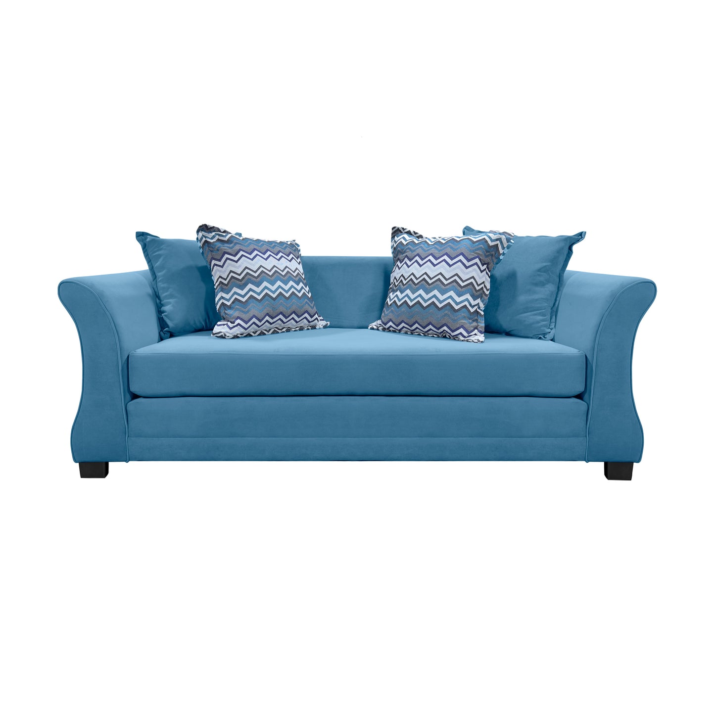 Sofá Kerem 3 cuerpos (felpa)