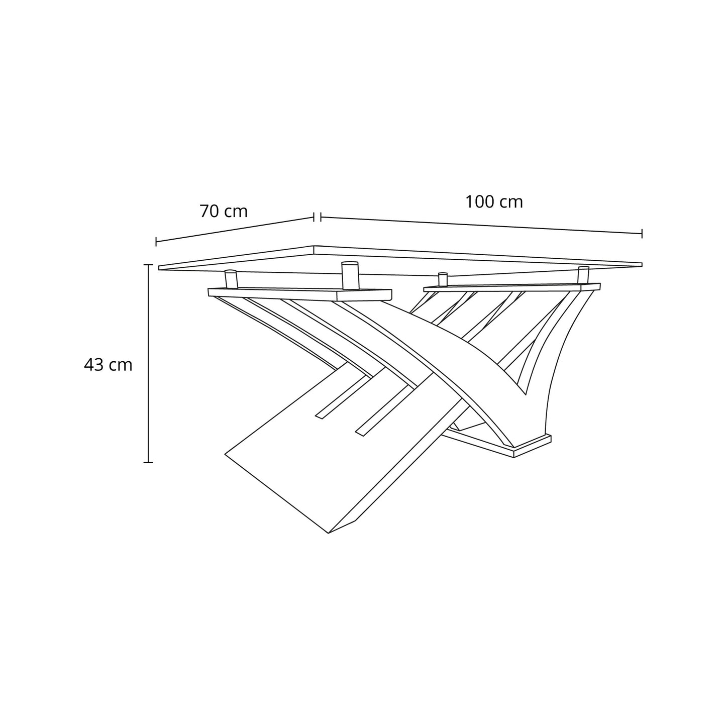 Mesa de centro Gaviota