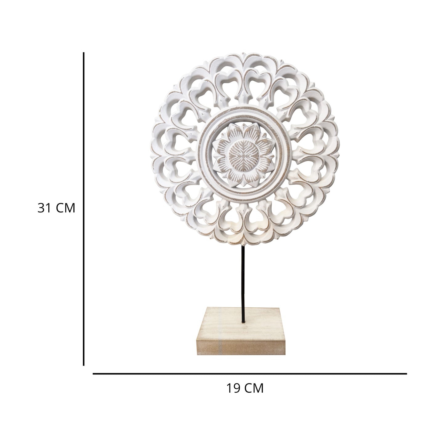 Adorno Mandala madera