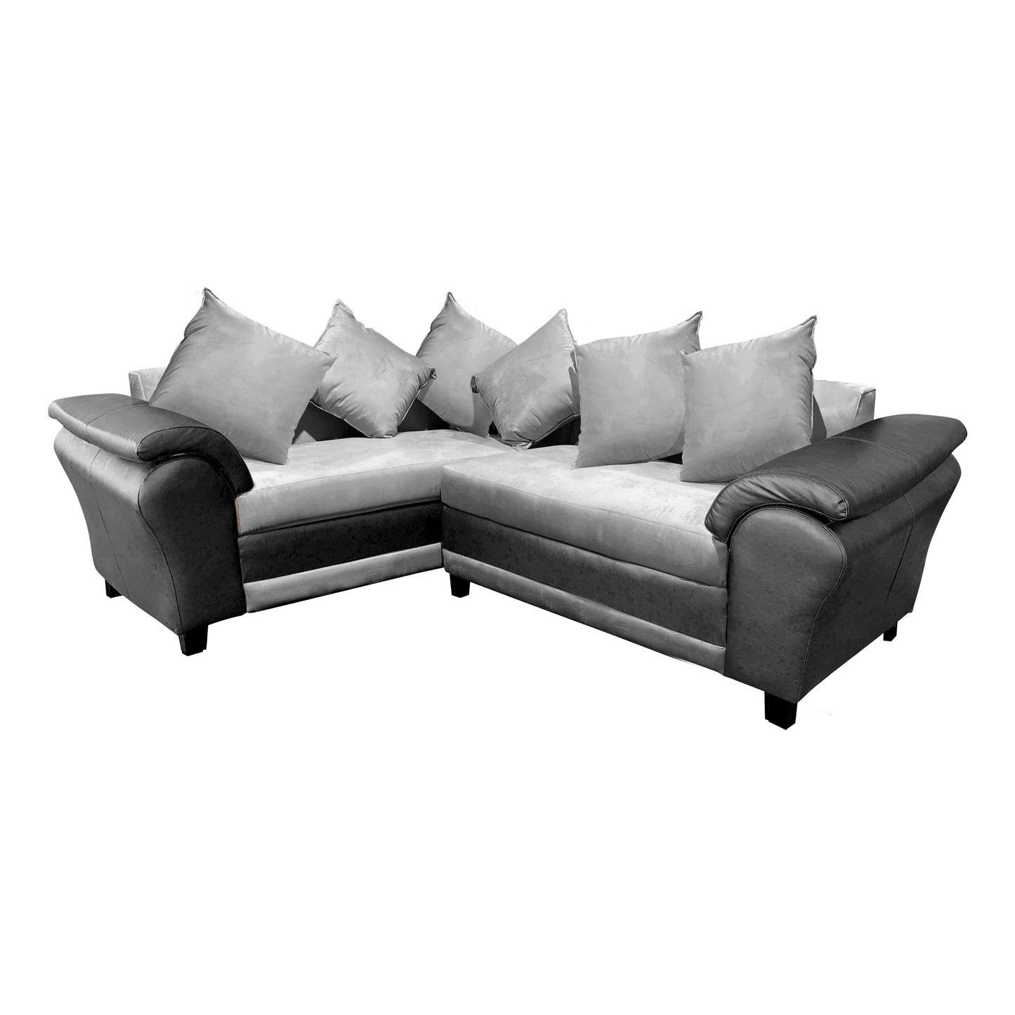 Seccional Small Capri (felpa/PU)