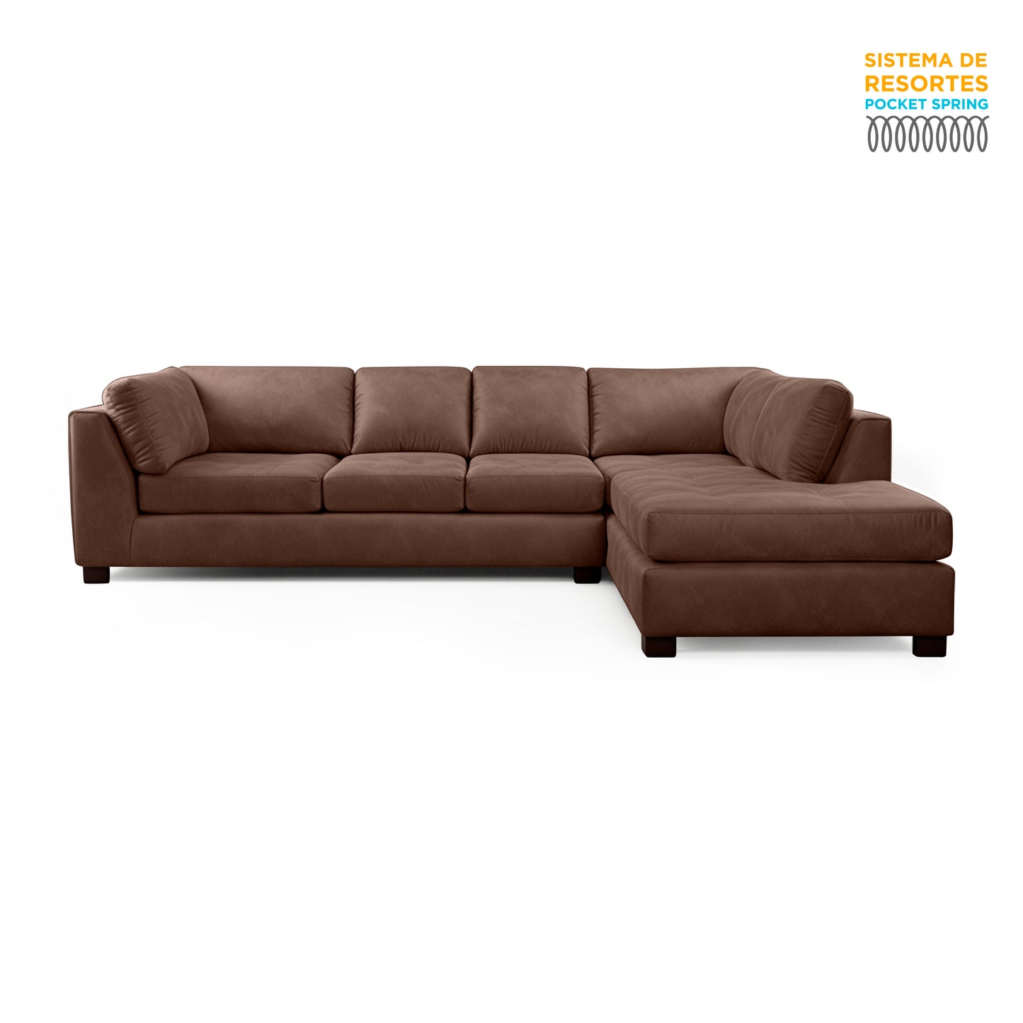 Seccional Londres (tela envejecida oscura)