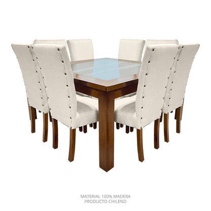 Comedor Milán 8 sillas