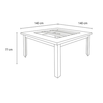 Comedor Milán 8 sillas