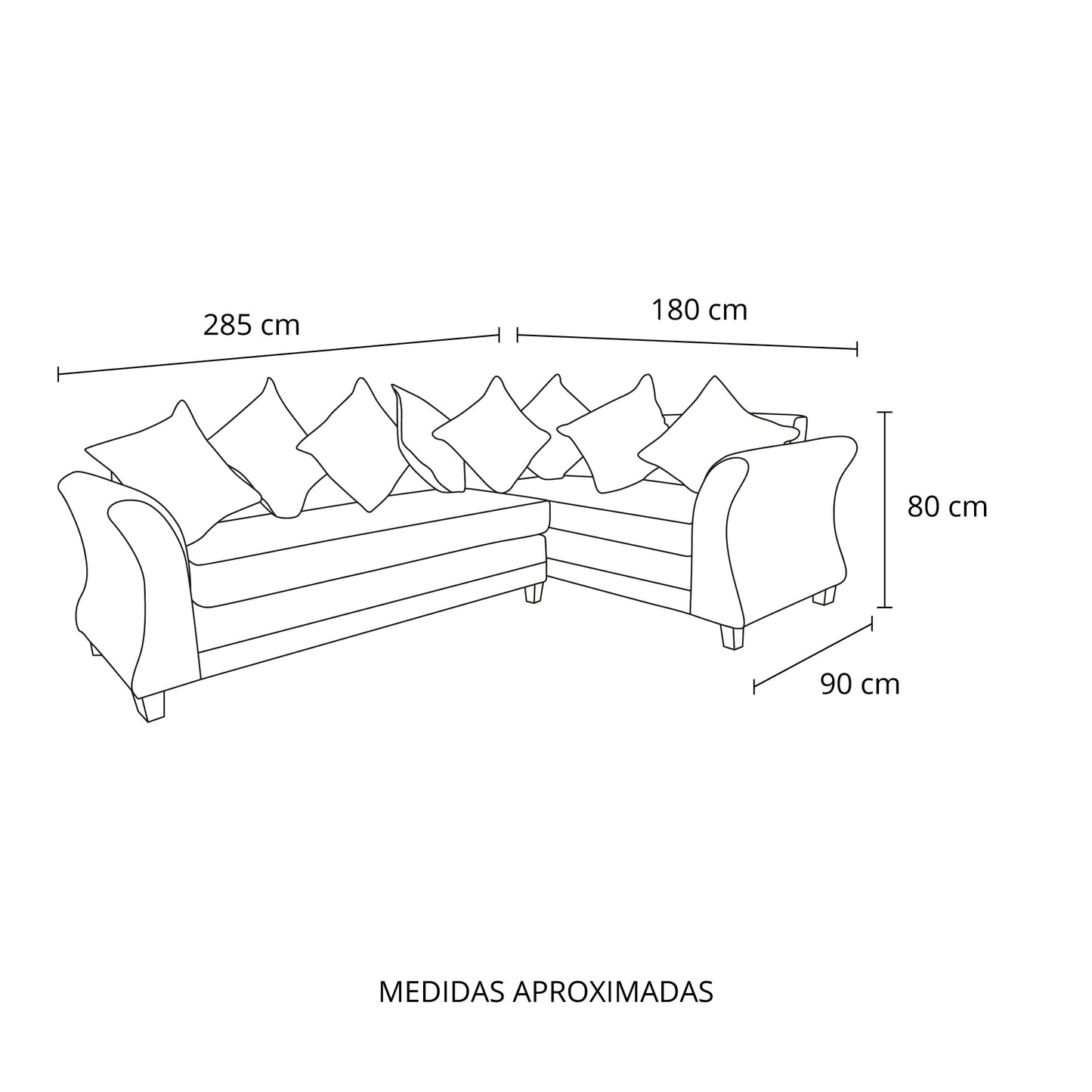 Seccional Camel (felpa)