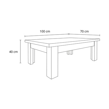 Mesa de centro Milán