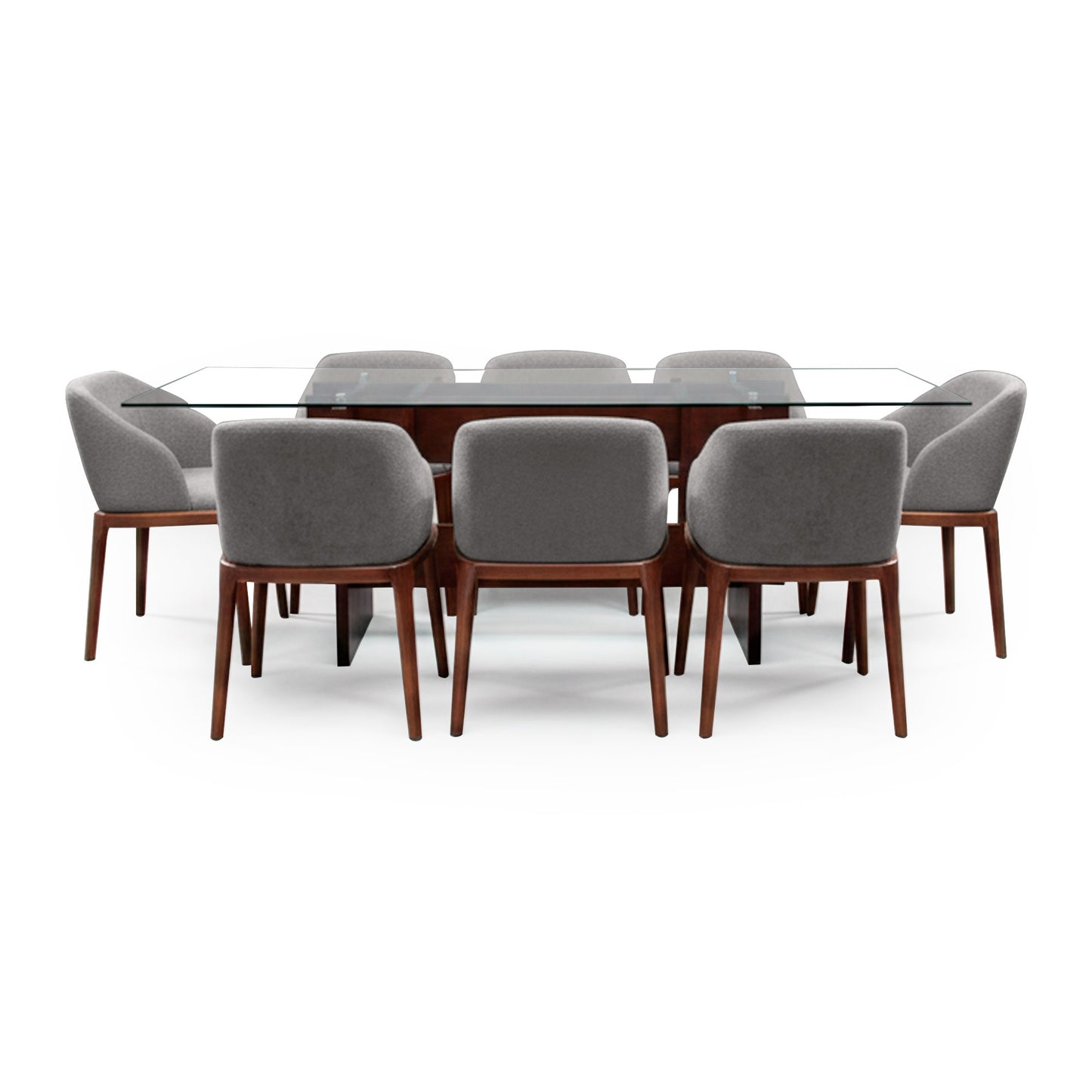 Comedor Londres 8 sillas (tela Doha)