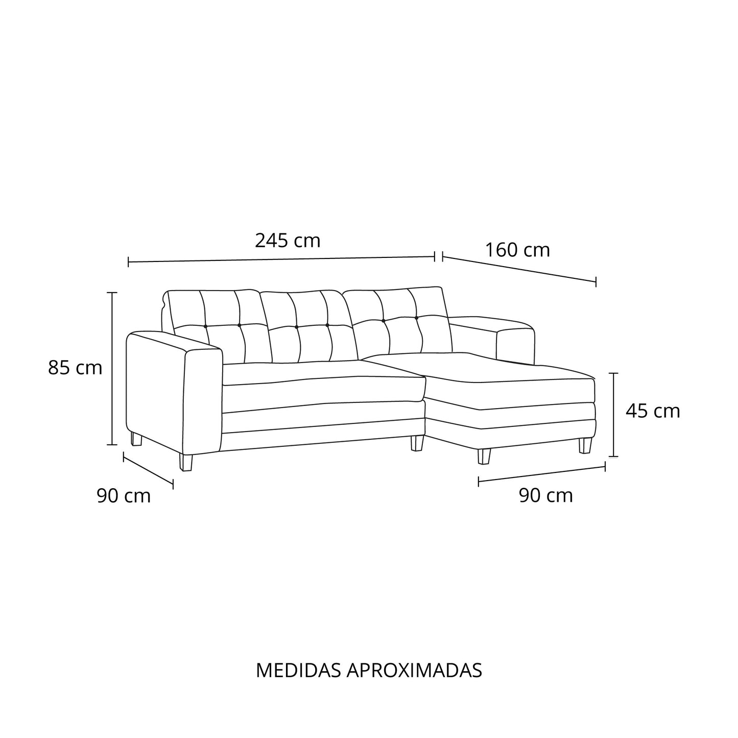 Seccional Roma (tela envejecida)