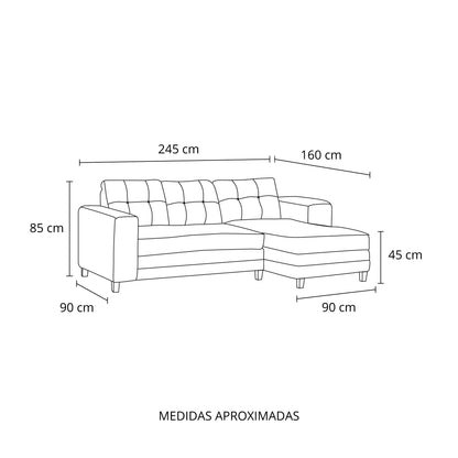 Seccional Roma (tela envejecida)