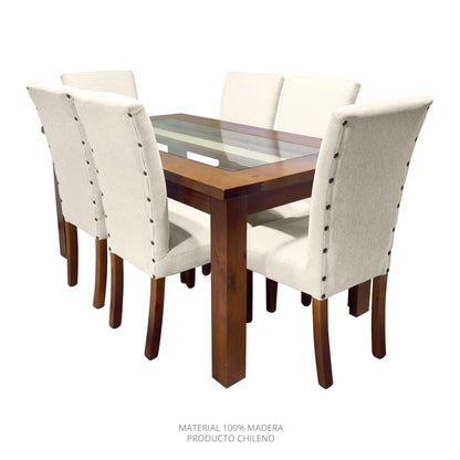 Comedor Milán 6 sillas