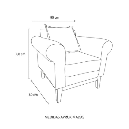 Sillón Sofá Coihue (tela)