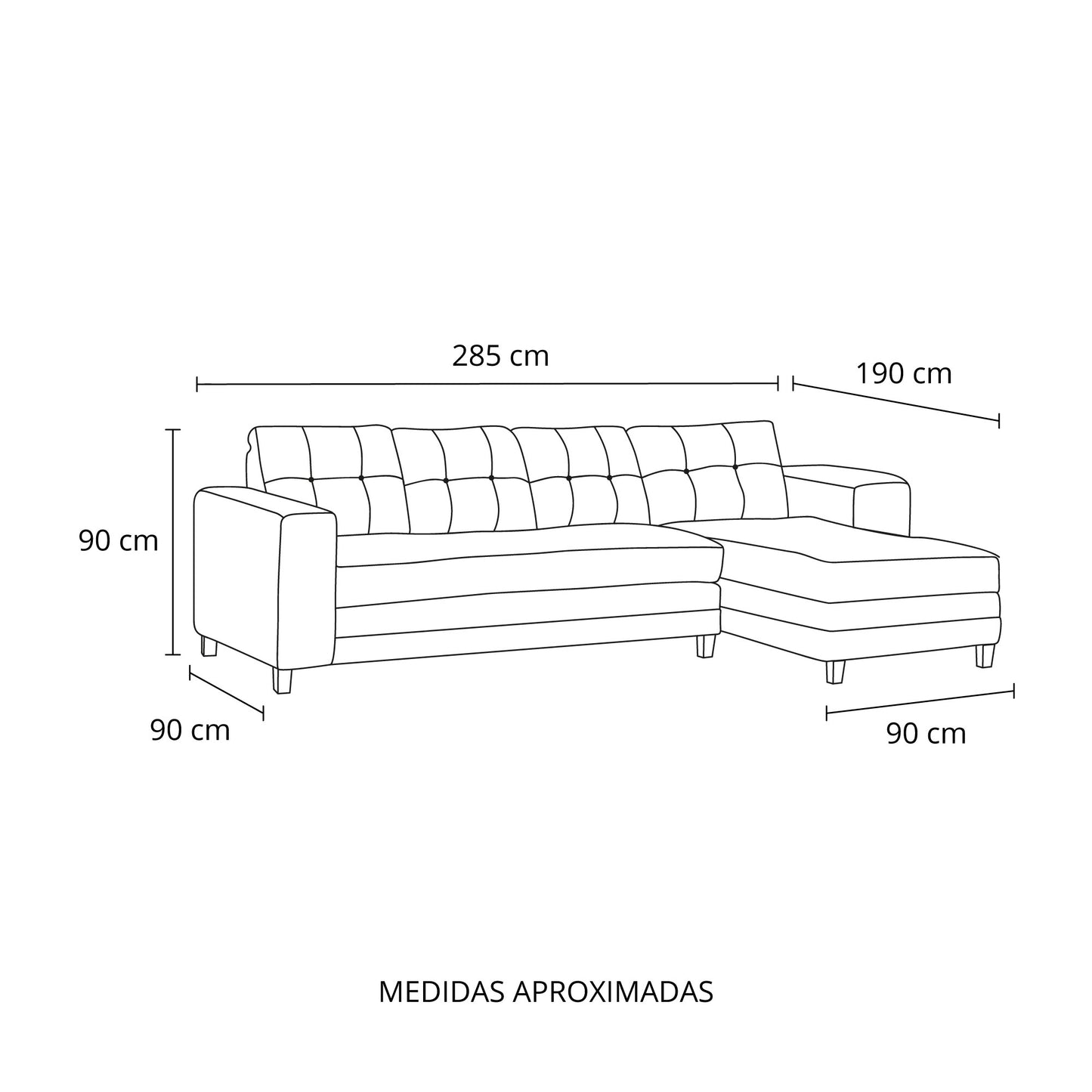 Seccional Golden (felpa)