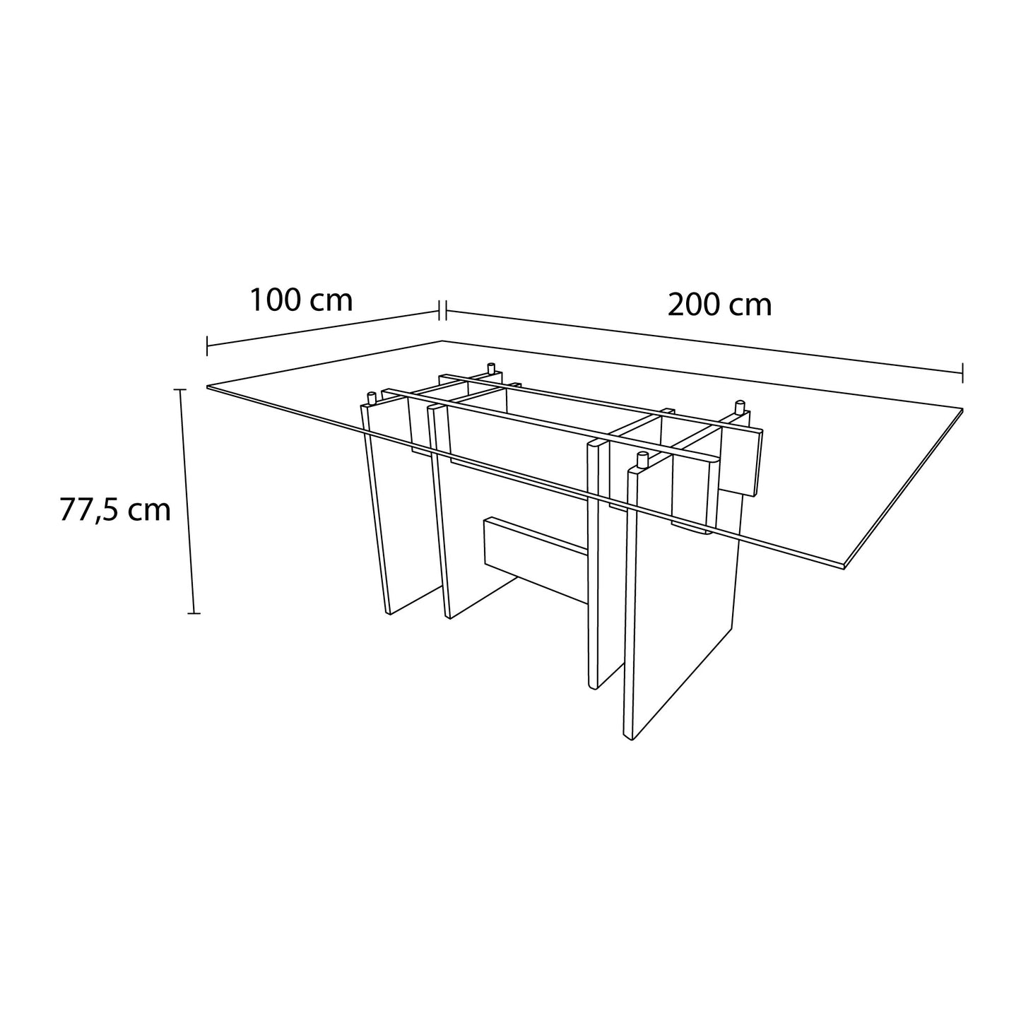 Comedor Londres 8 sillas (tela Doha)