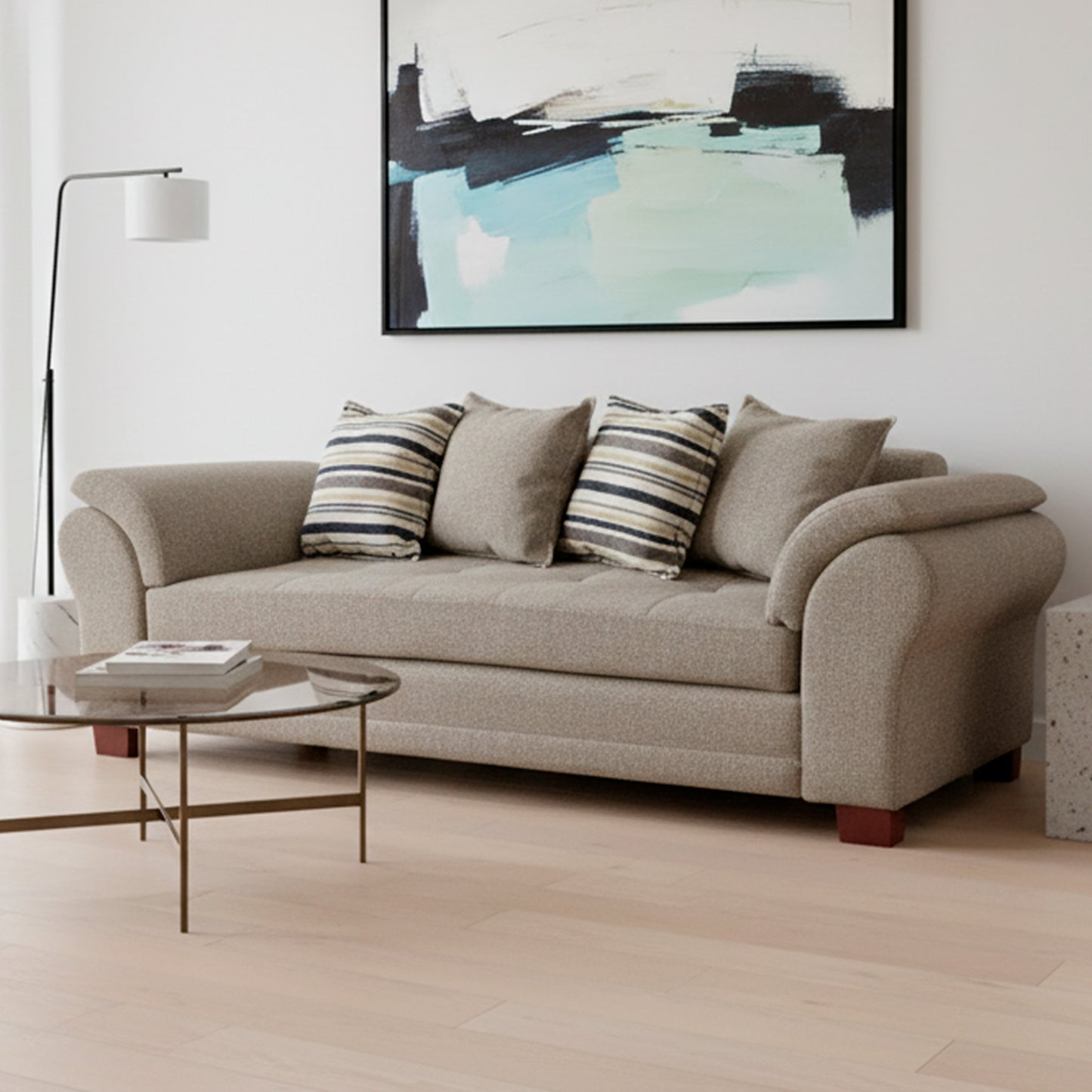 Sofá New Mustang 3 cuerpos (tela)