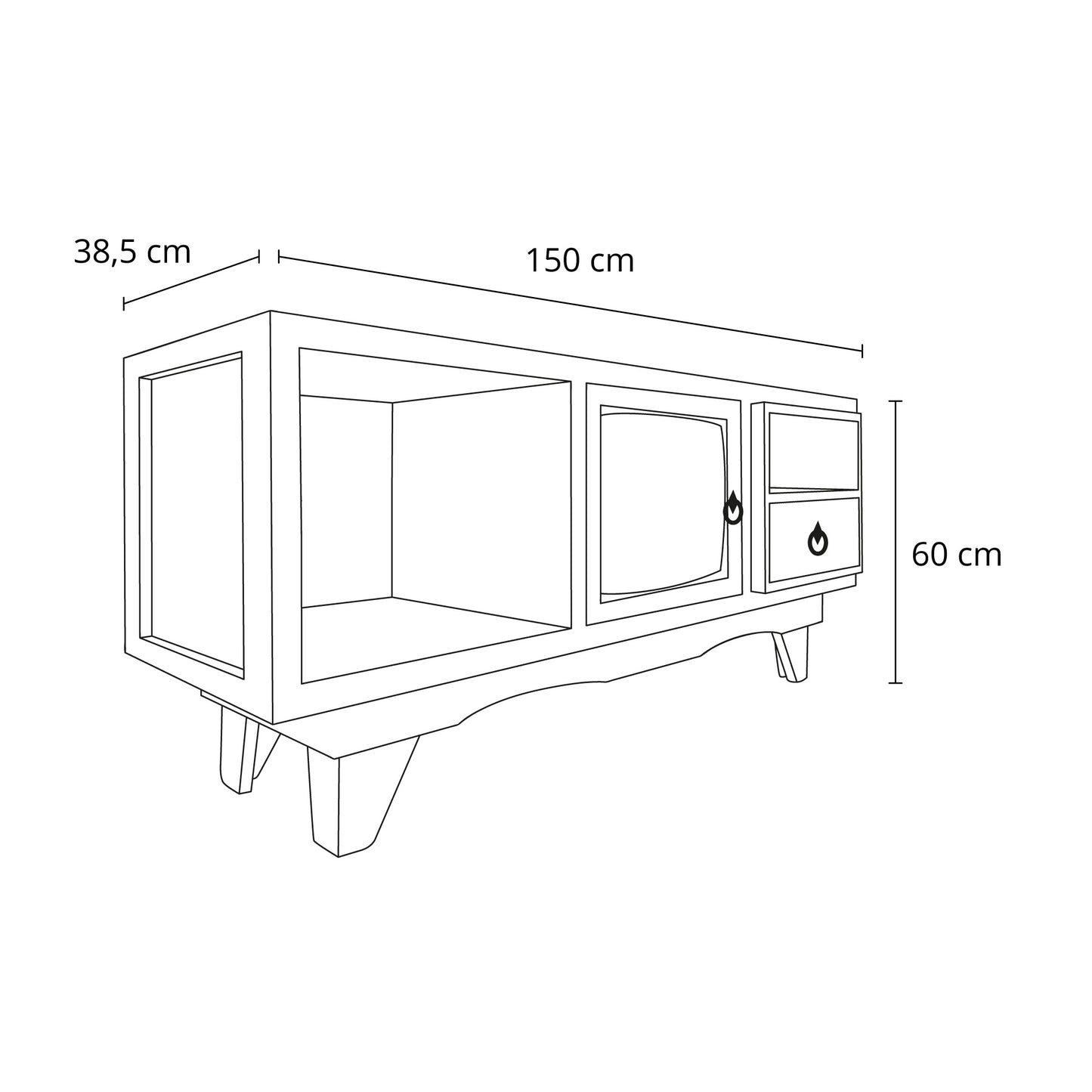 Rack Nacional con puerta