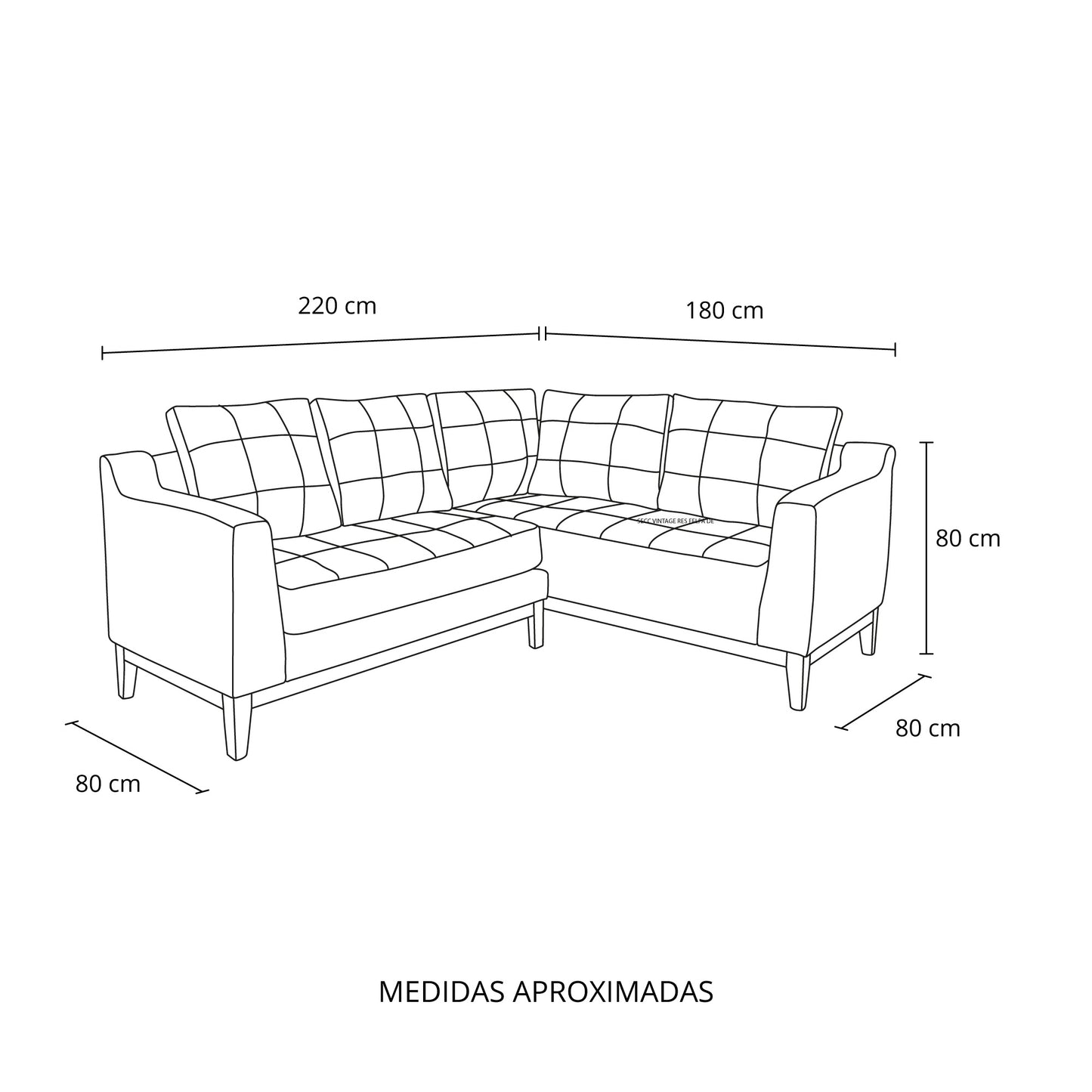 Seccional Roble (tela)