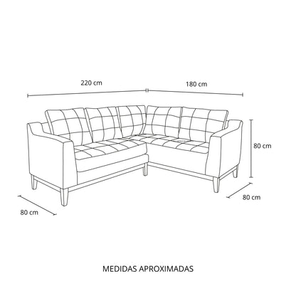 Seccional Roble (tela)