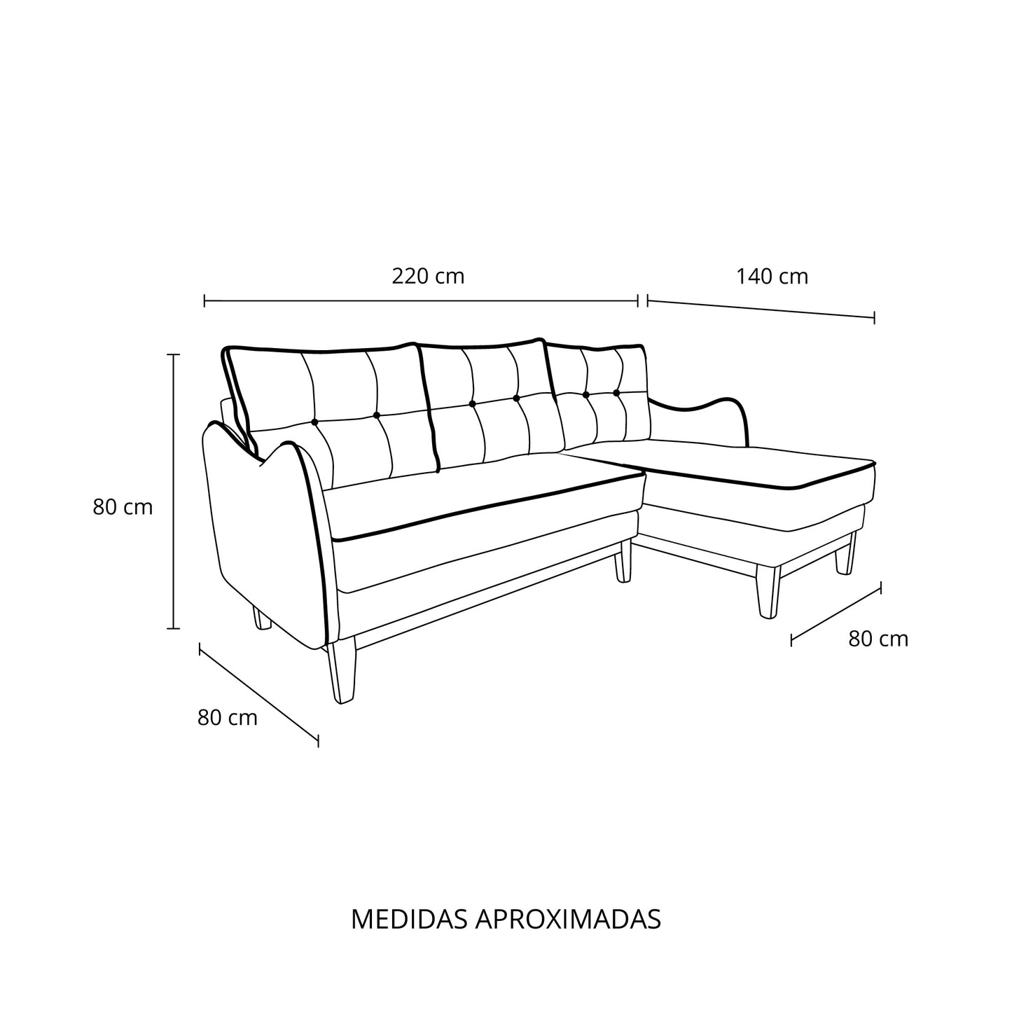 Seccional Vintage (felpa)