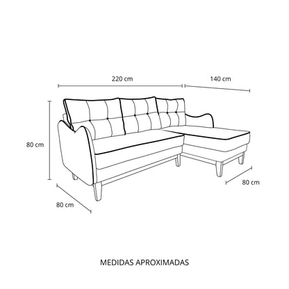Seccional Vintage (felpa)